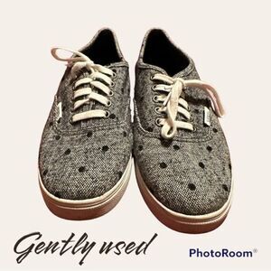 Vans Gray Polka Dot Sneakers‎